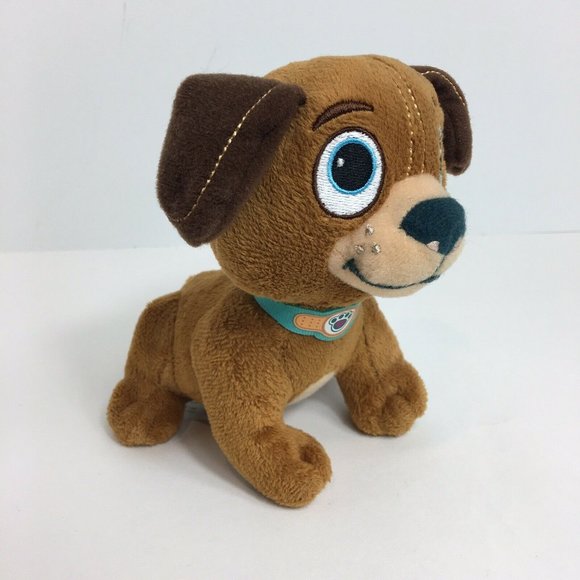 Disney Jr Doc McStuffins Findo 5" Plush Puppy Dog Brown Stuffed Animal Pup Toy - Picture 3 of 12